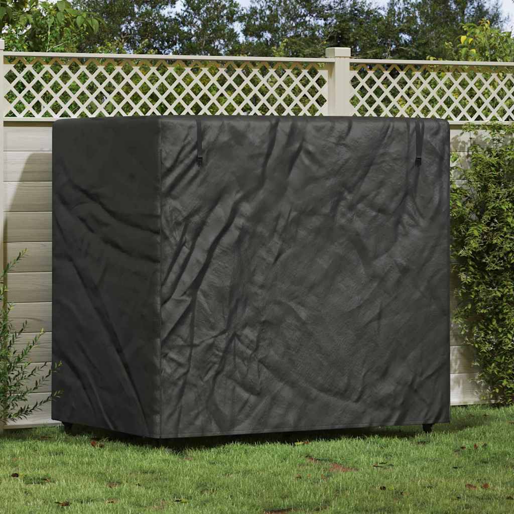 Outdoor Swing Cover Black 175 x 125 x 160 cm 600D fabric